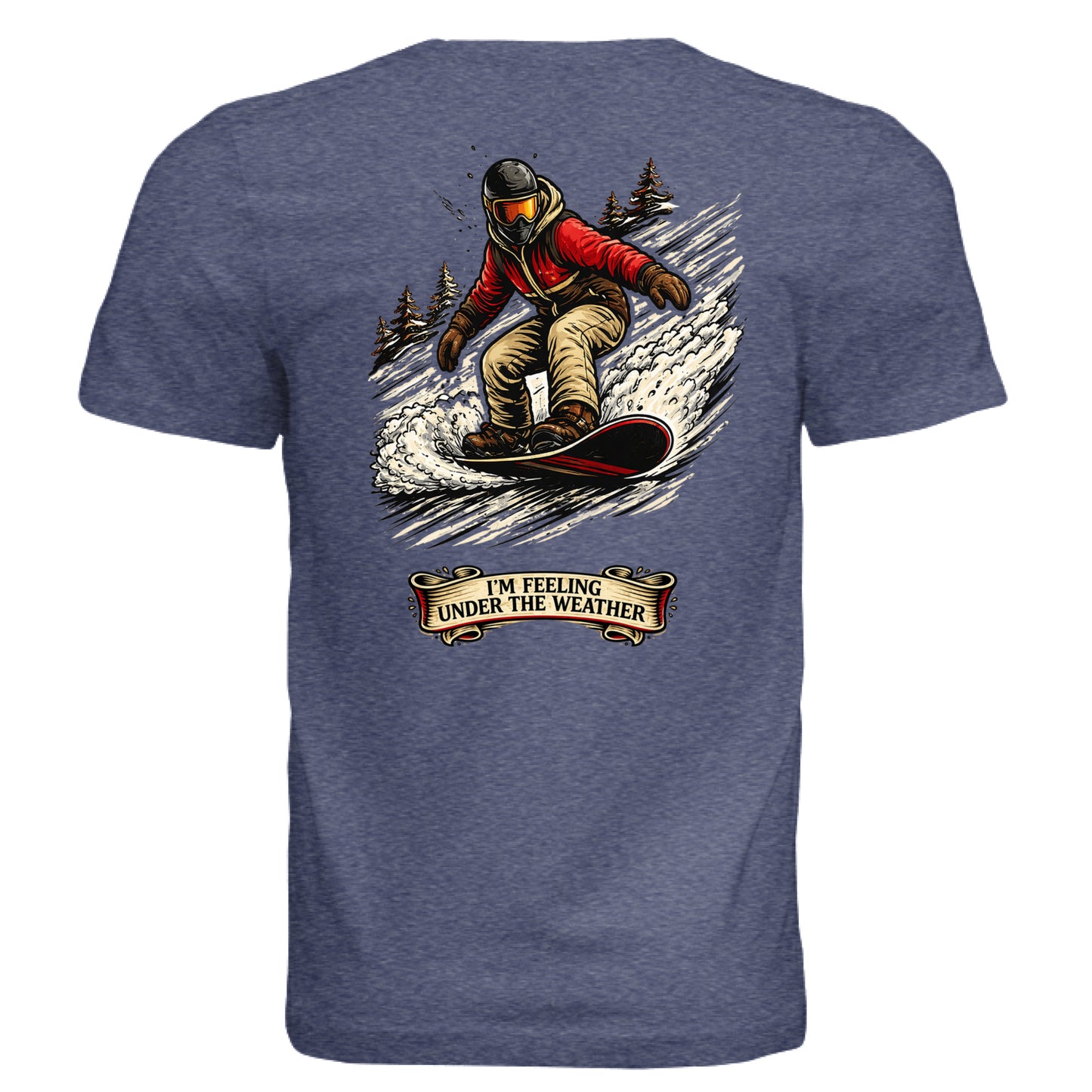 NAVY TRIBLEND - BACK