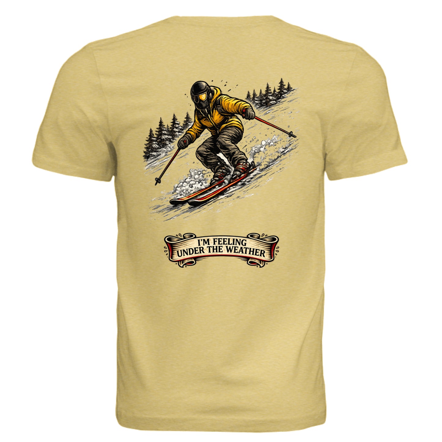 Mustard Triblend - BACK