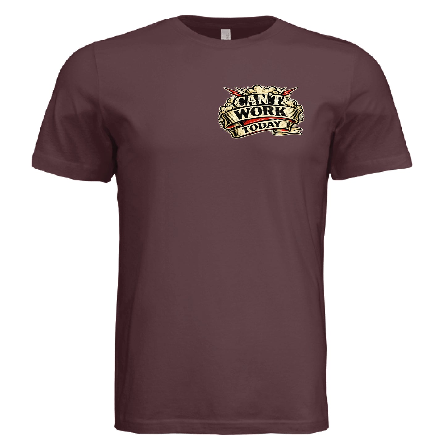 Solid Maroon Triblend - FRONT