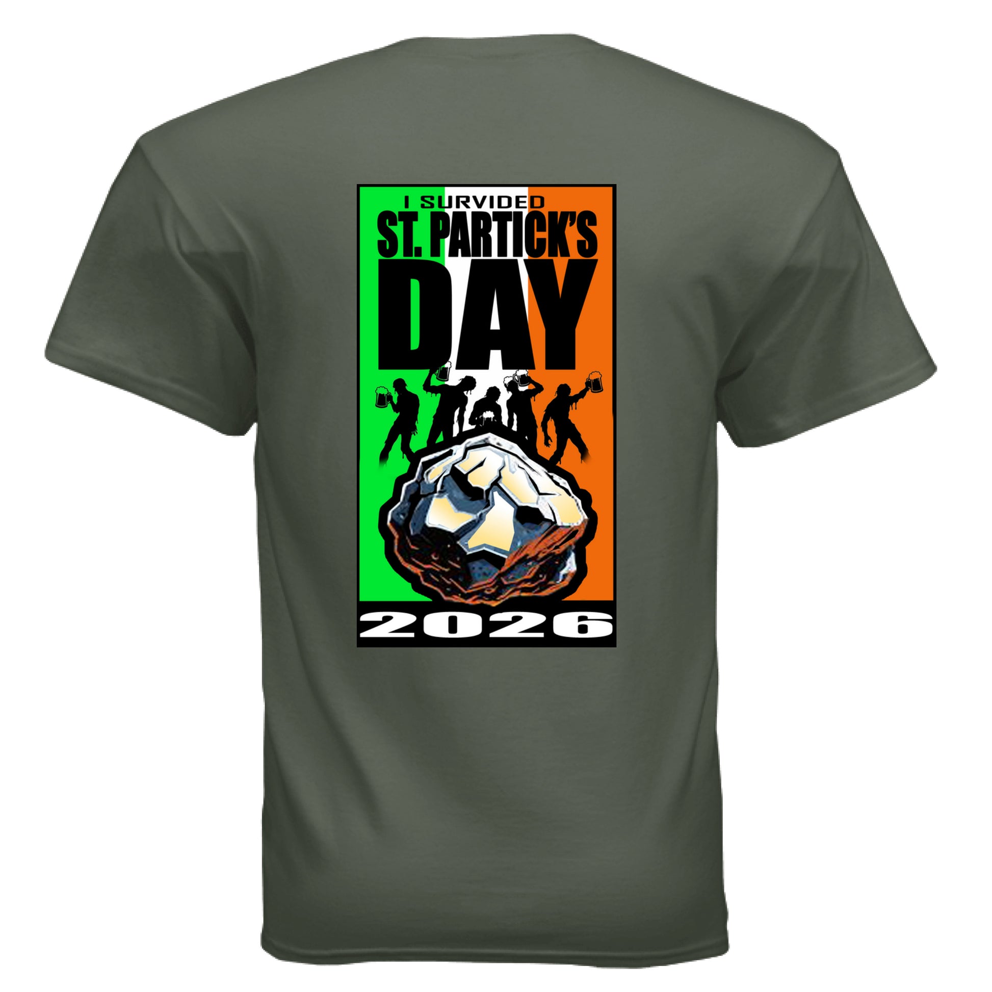 MILITARY GREEN - BACK