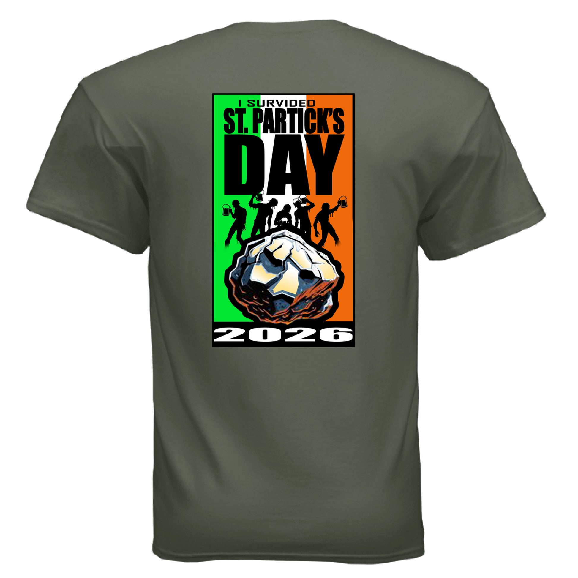 MILITARY GREEN - BACK
