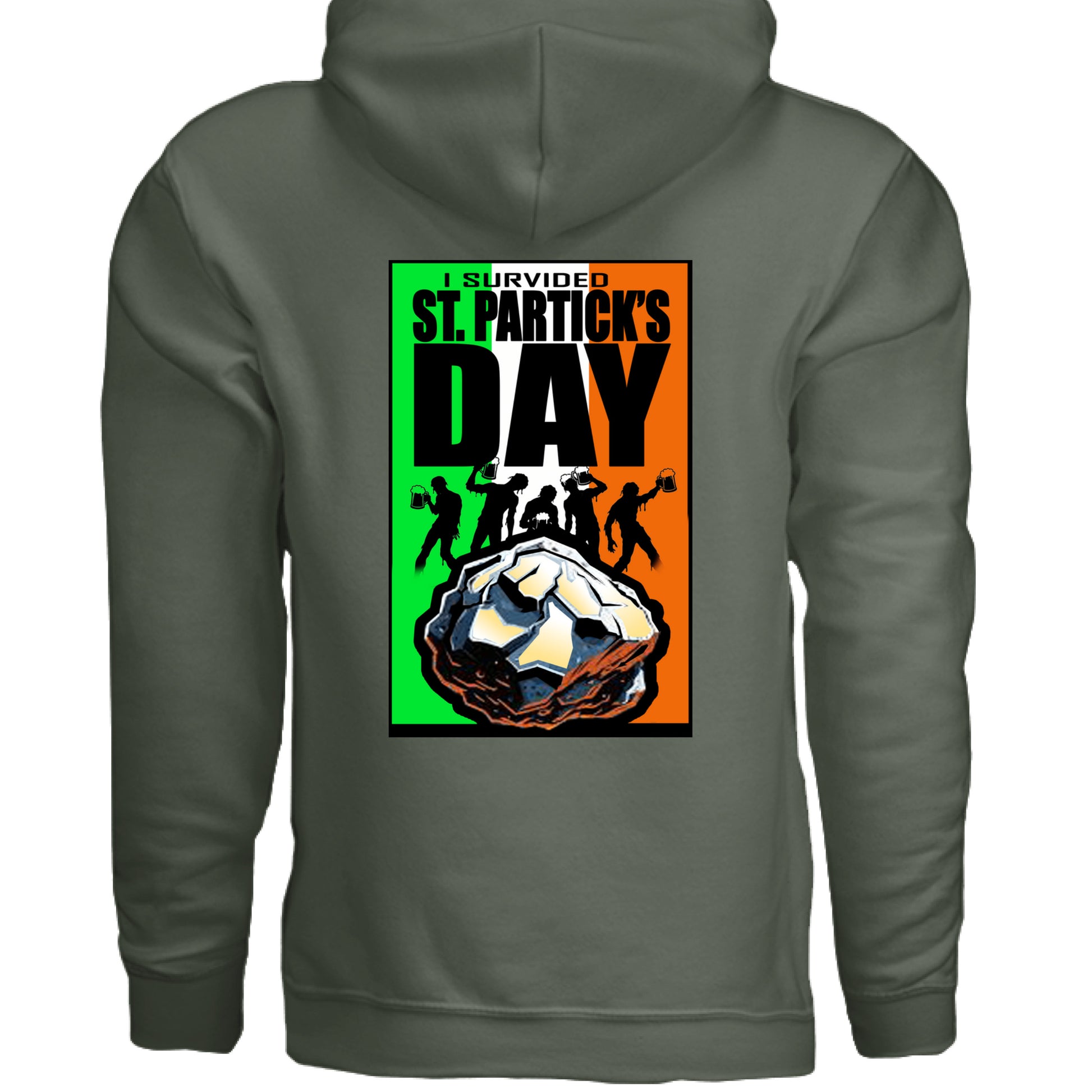 MILITARY GREEN - BACK